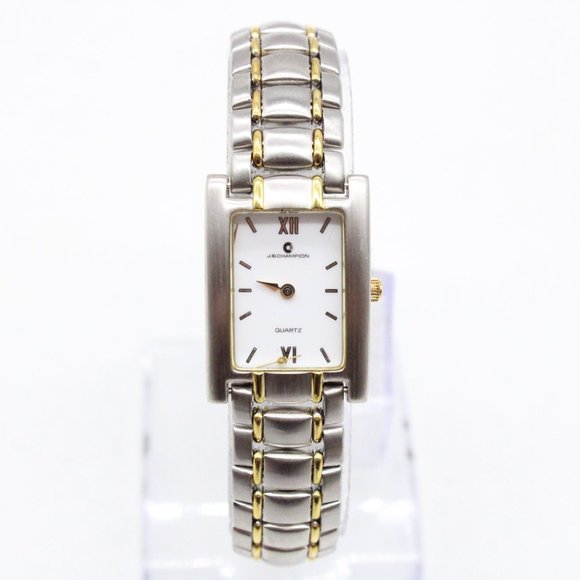 J.B Champion Watch Womens Silver Tone Stainless Steel Quartz Swiss Movement - Picture 2 of 8
